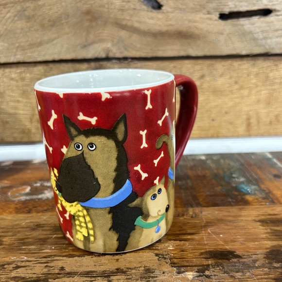 Gibson Elite Top Dog Mugs Coffee Cups - Set of 4 - Picture 6 of 13